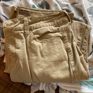 Womens khaki pants